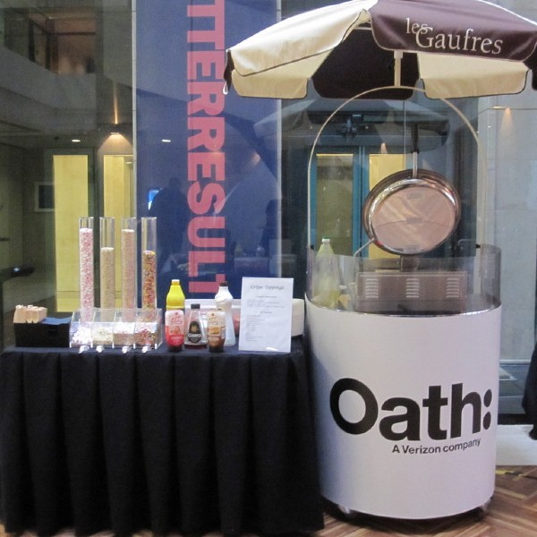 branded doughnut cart hire